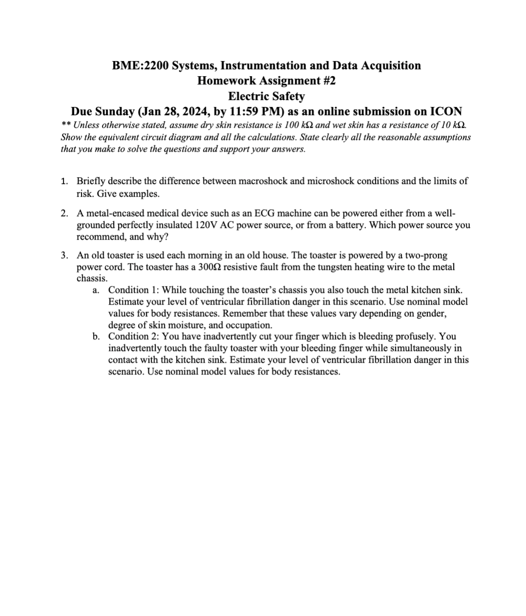 Solved ** ﻿Unless otherwise stated, assume dry skin | Chegg.com