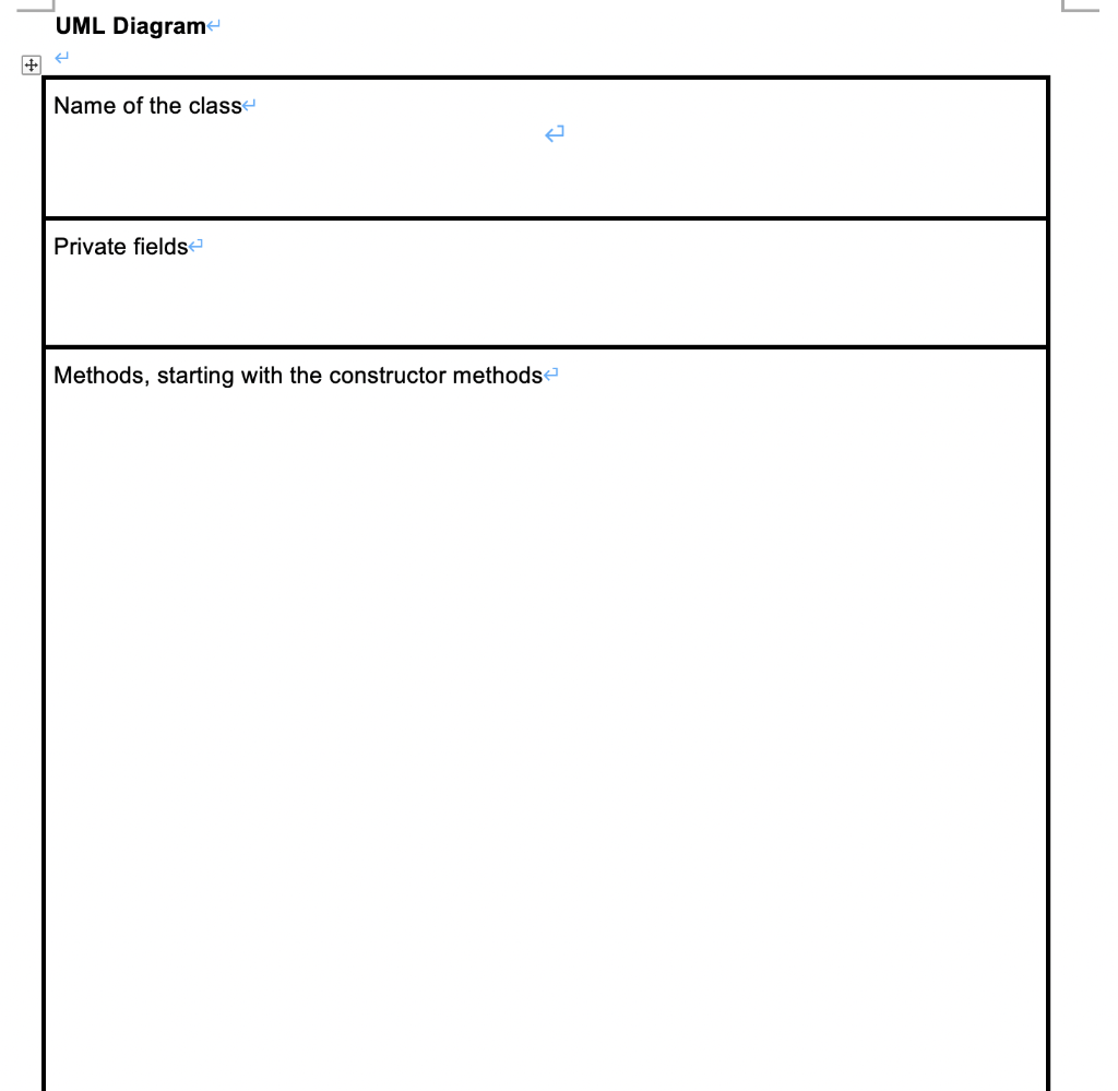 Solved Problem 1: Car Class. A) Draw The UML Diagram For | Chegg.com