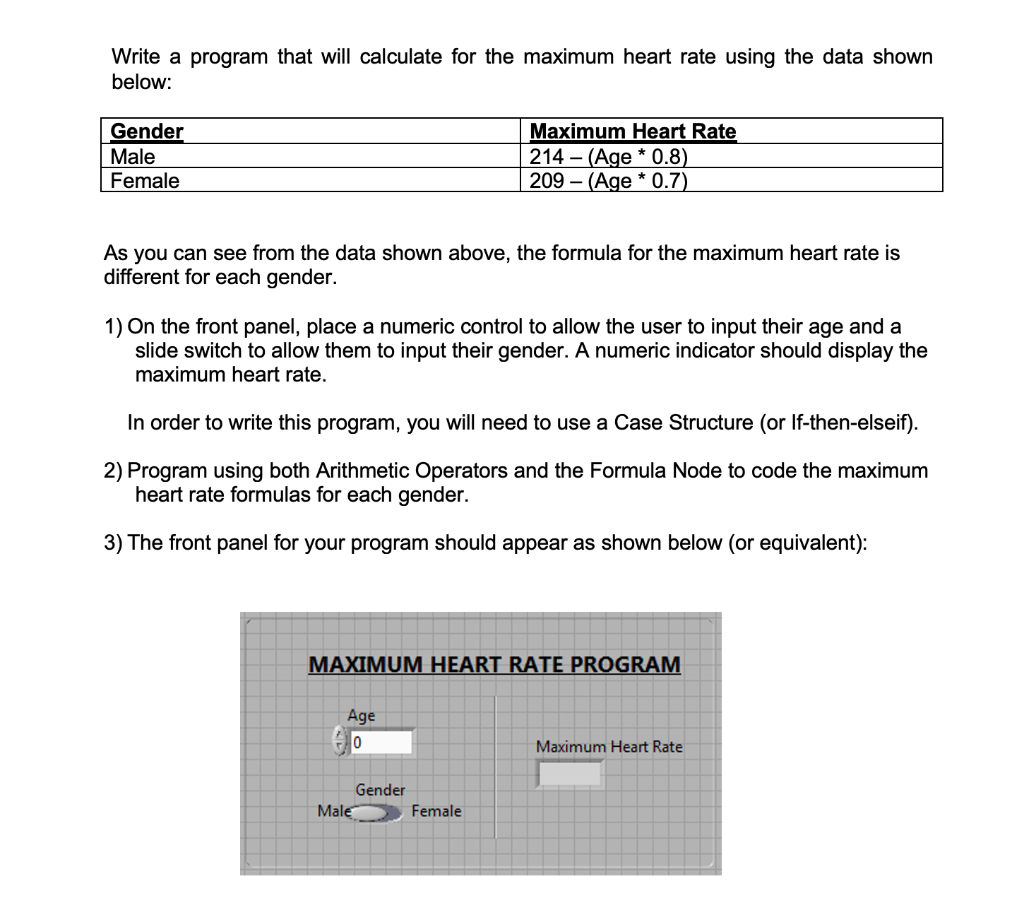 Solved Write a program that will calculate for the maximum | Chegg.com