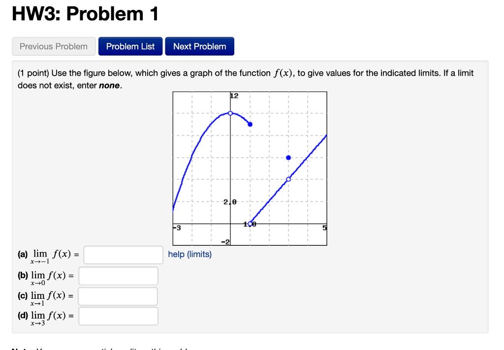 Solved HW3: Problem 1 Previous Problem Problem List Next | Chegg.com