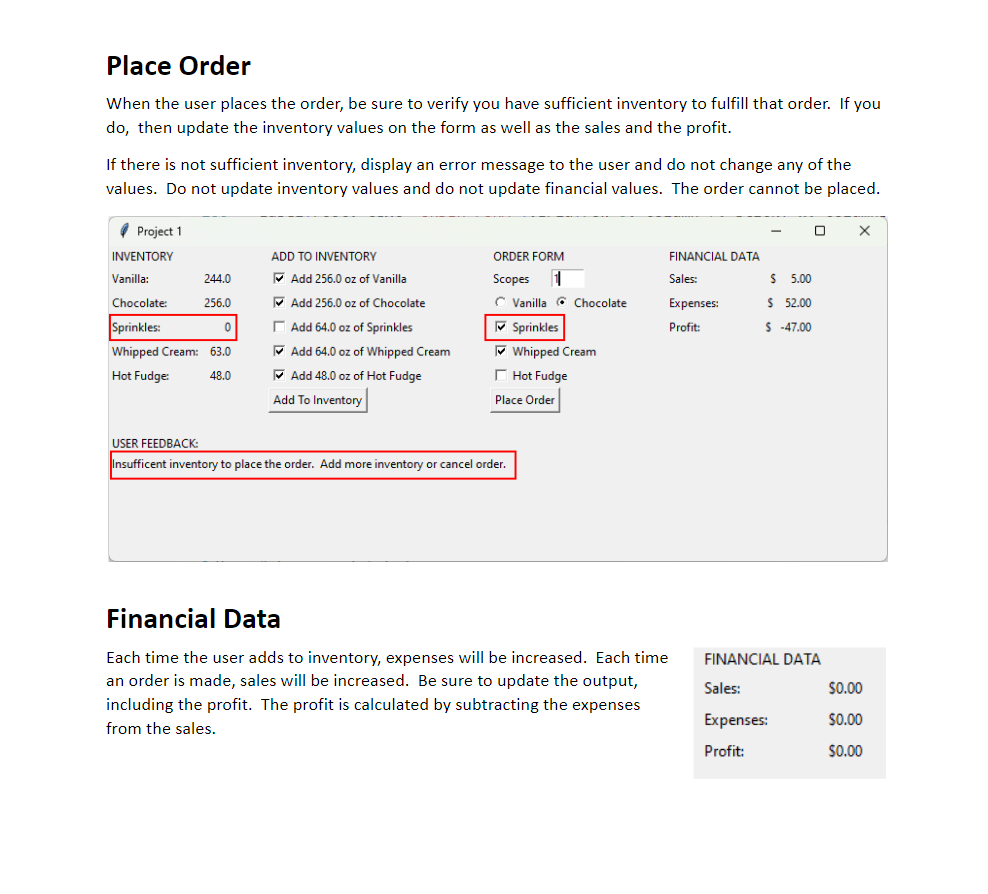 Solved Project Overview You Are To Develop A Graphical Chegg