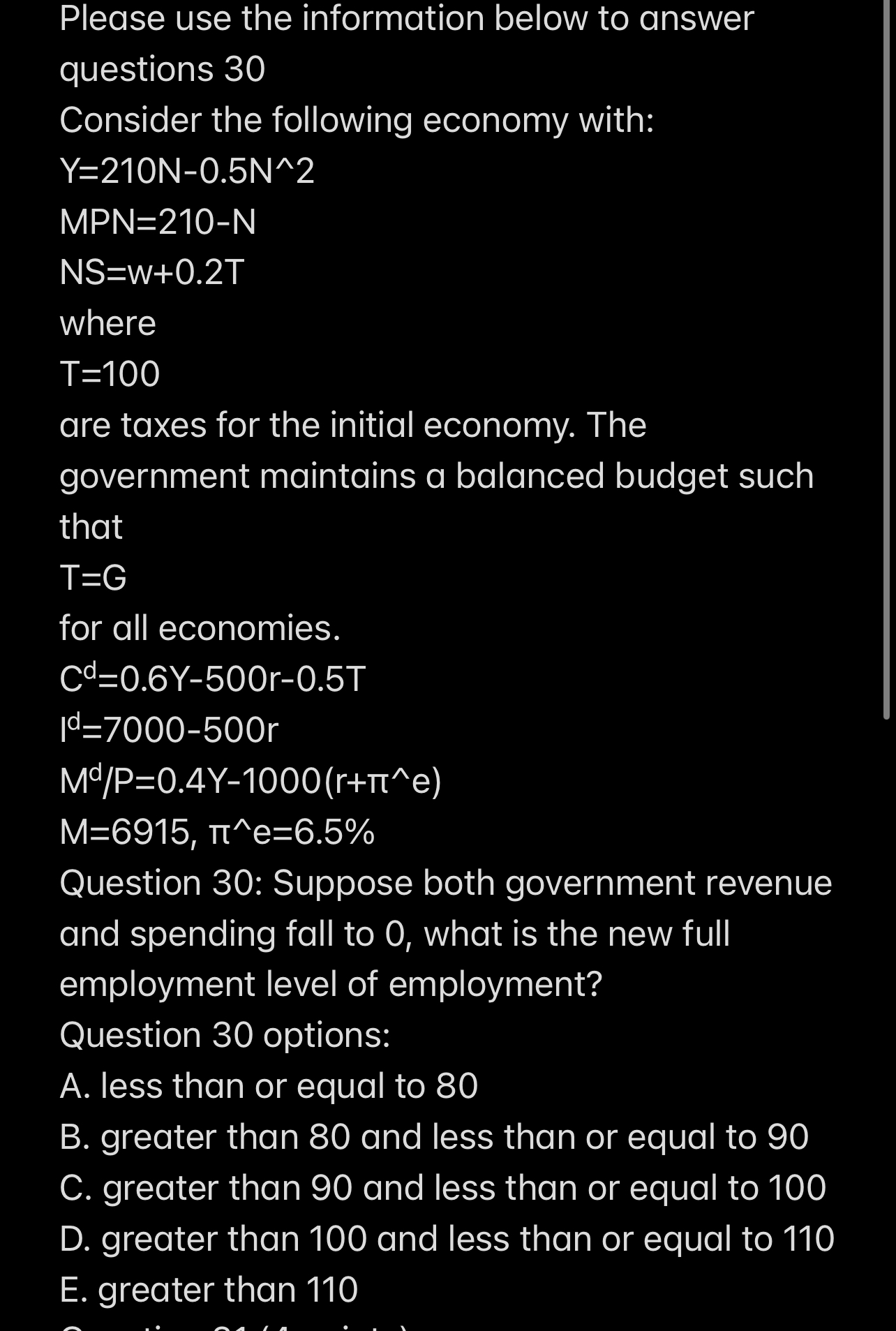 Solved Please use the information below to answer questions | Chegg.com