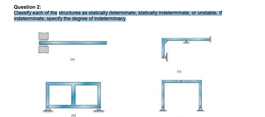 Solved Question 2: Classify each of the structures as | Chegg.com