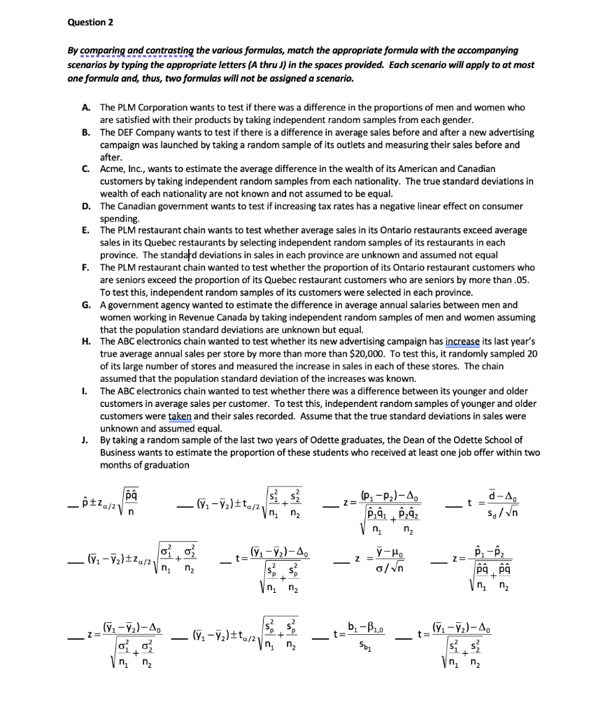 Solved Question 2 By comparing and contrasting the various | Chegg.com