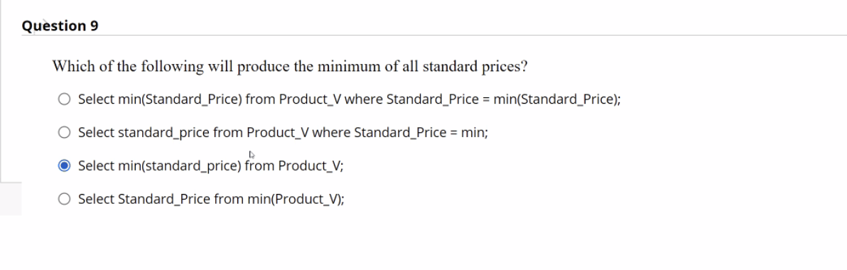 Solved A View can be created using the CREATE View command | Chegg.com