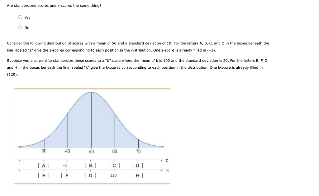 solved-are-standardized-scores-and-z-scores-the-same-thing-chegg