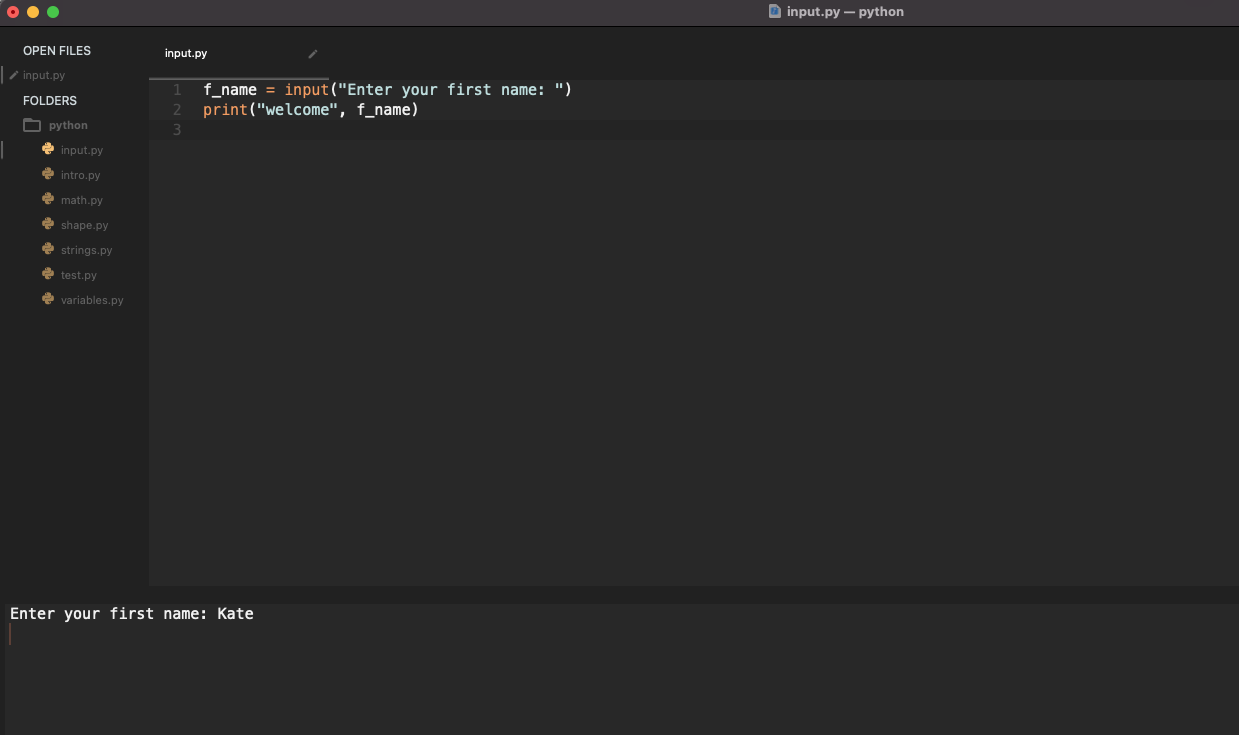 Solved When I input the name, why is the message not | Chegg.com