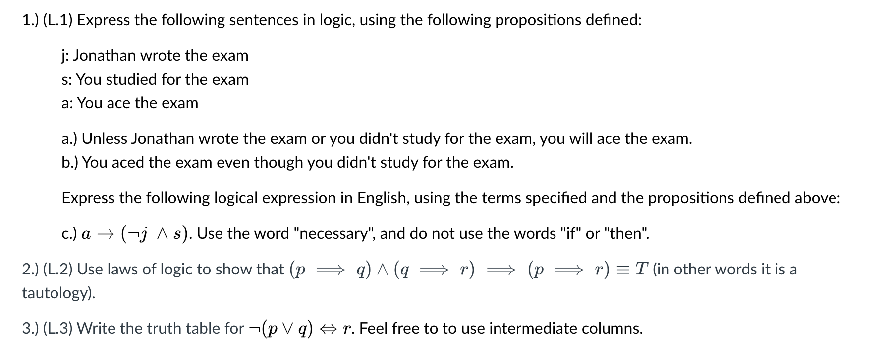 complete the following sentences in a logical way education includes