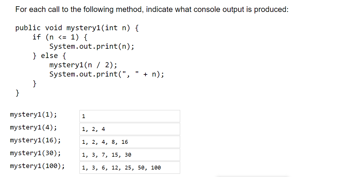 solved a. using just the stub code for next() and ... Solved i am kinda stuck on this and don't know how I get the | Chegg.com