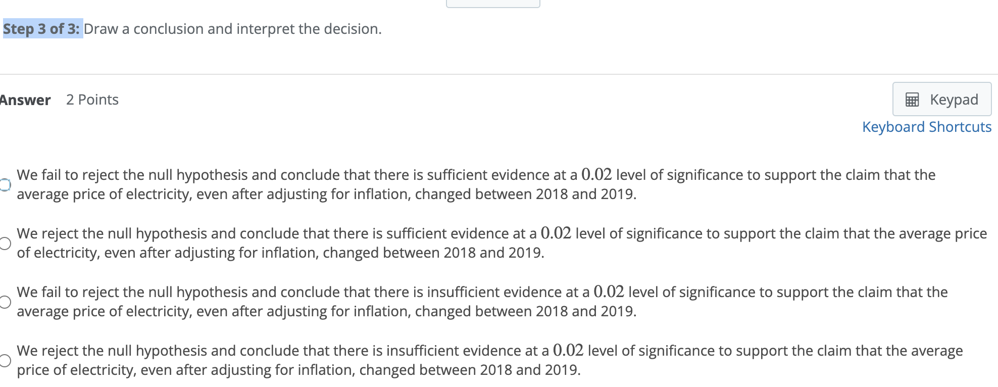 Solved Statistics problem(answer steps 1-3 please) Steps 1 | Chegg.com