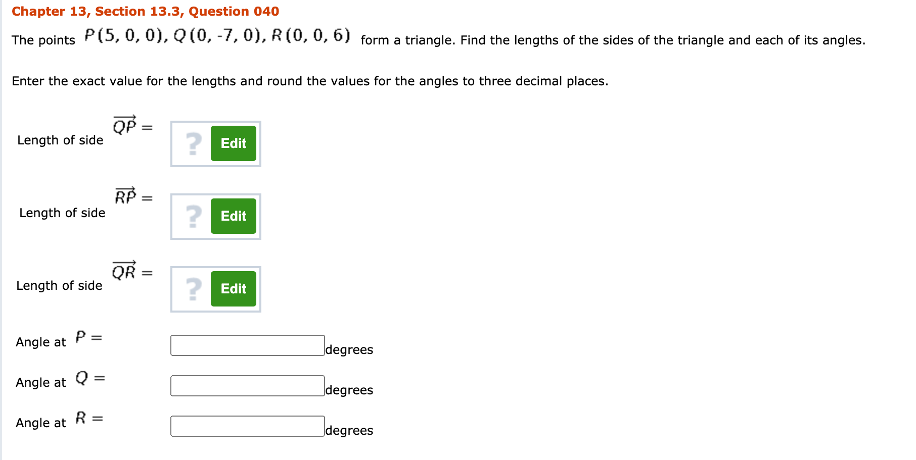 Solved Chapter 13, Section 13.3, Question 016 Find The | Chegg.com