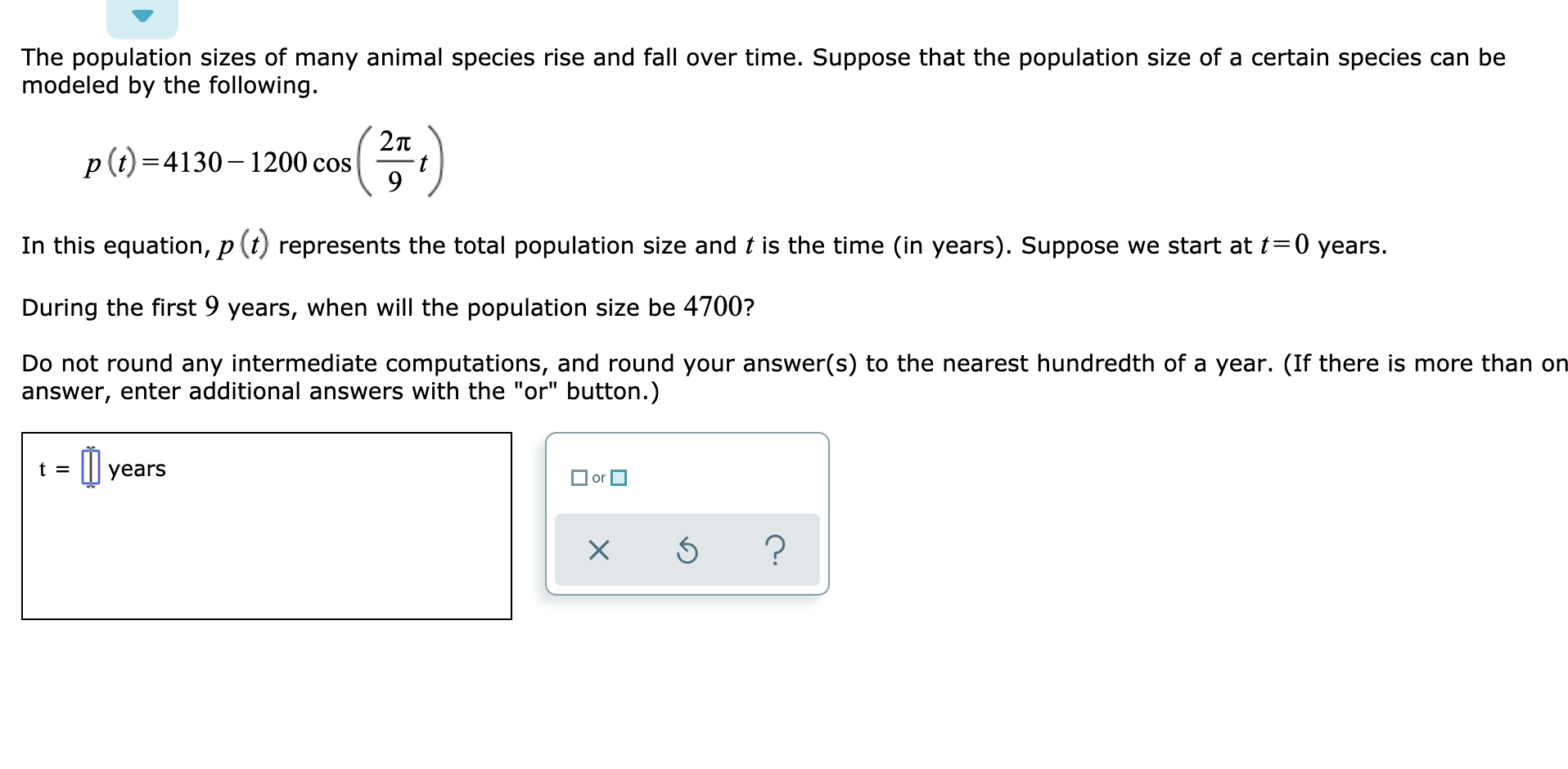 Solved The population sizes of many animal species rise and 