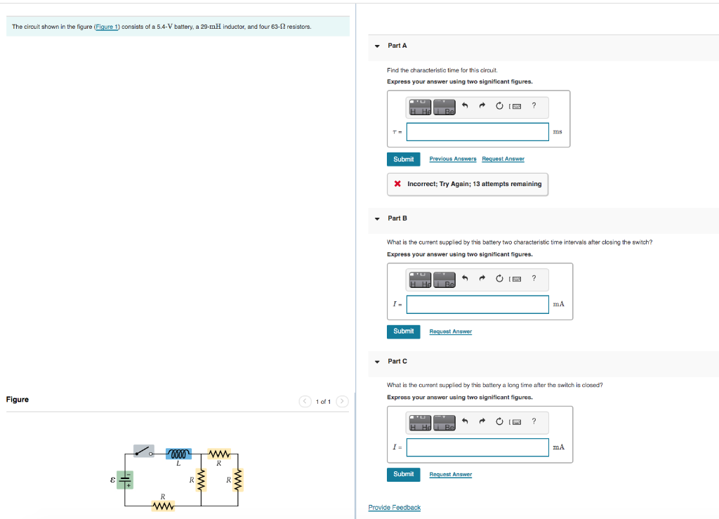 Solved The circuit shown in the figure (Figure 1) consists | Chegg.com