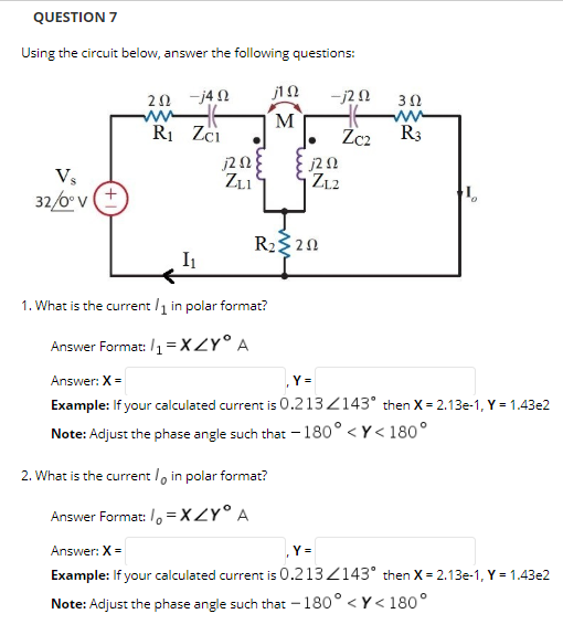 Solved QUESTION 7 Using the circuit below, answer the | Chegg.com