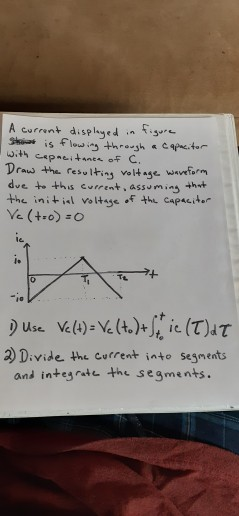 Solved A Current Displayed In Figure Shows Is Flowing | Chegg.com