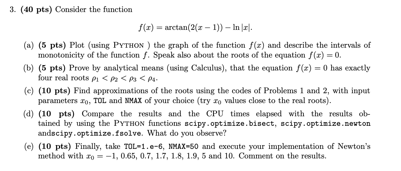 Solved Using Python To Solve This Question. I Have Done (a) | Chegg.com