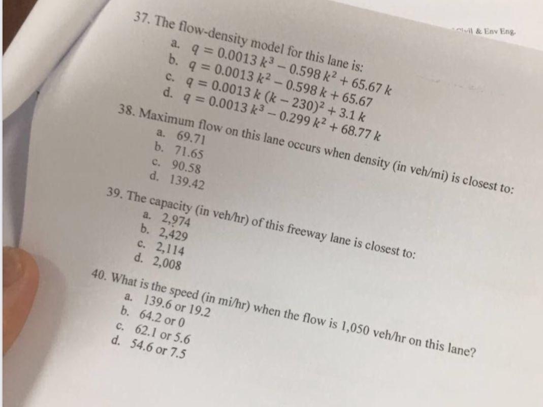 Solved Problems 33 through 40 are based on the following | Chegg.com