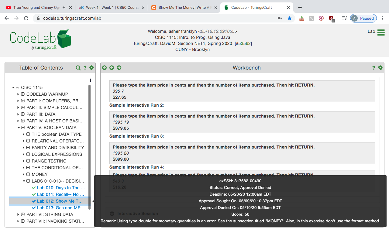 Solved Trae Young and Chiney Og X ex Week 1 Week 1 | CS50 | Chegg.com