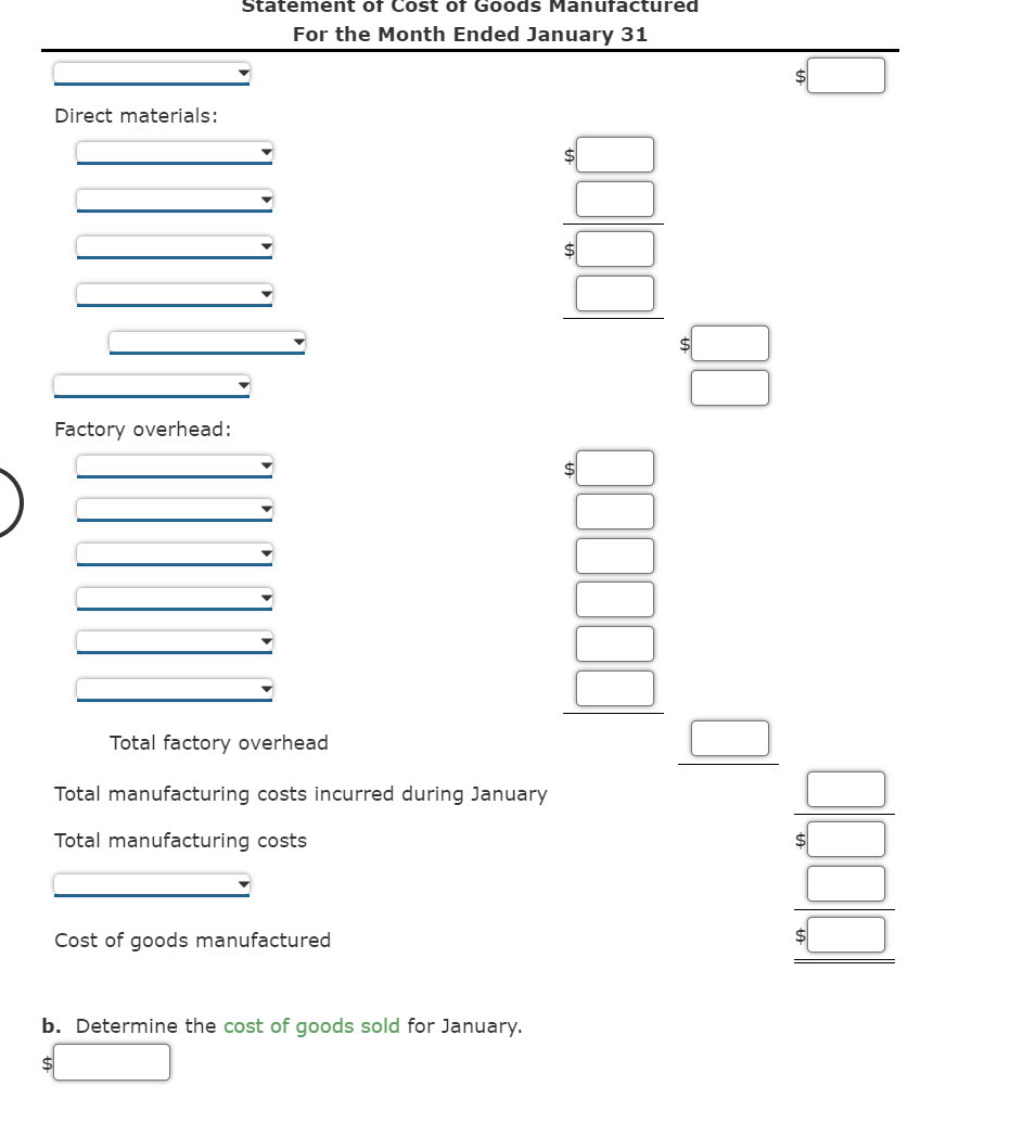 solved-statement-of-cost-of-goods-manufactured-for-a-chegg