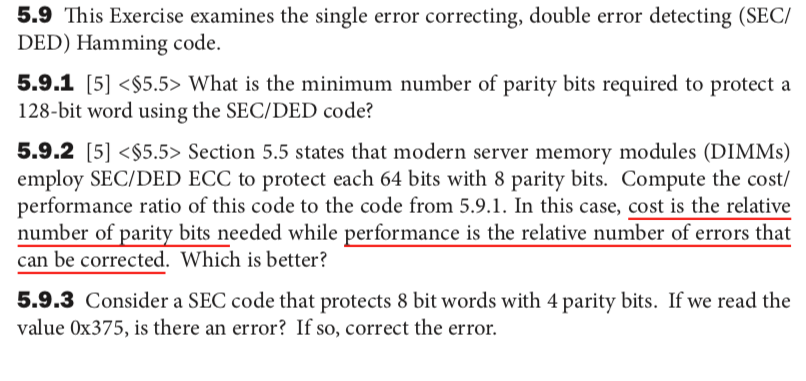 5.9 This Exercise Examines The Single Error | Chegg.com