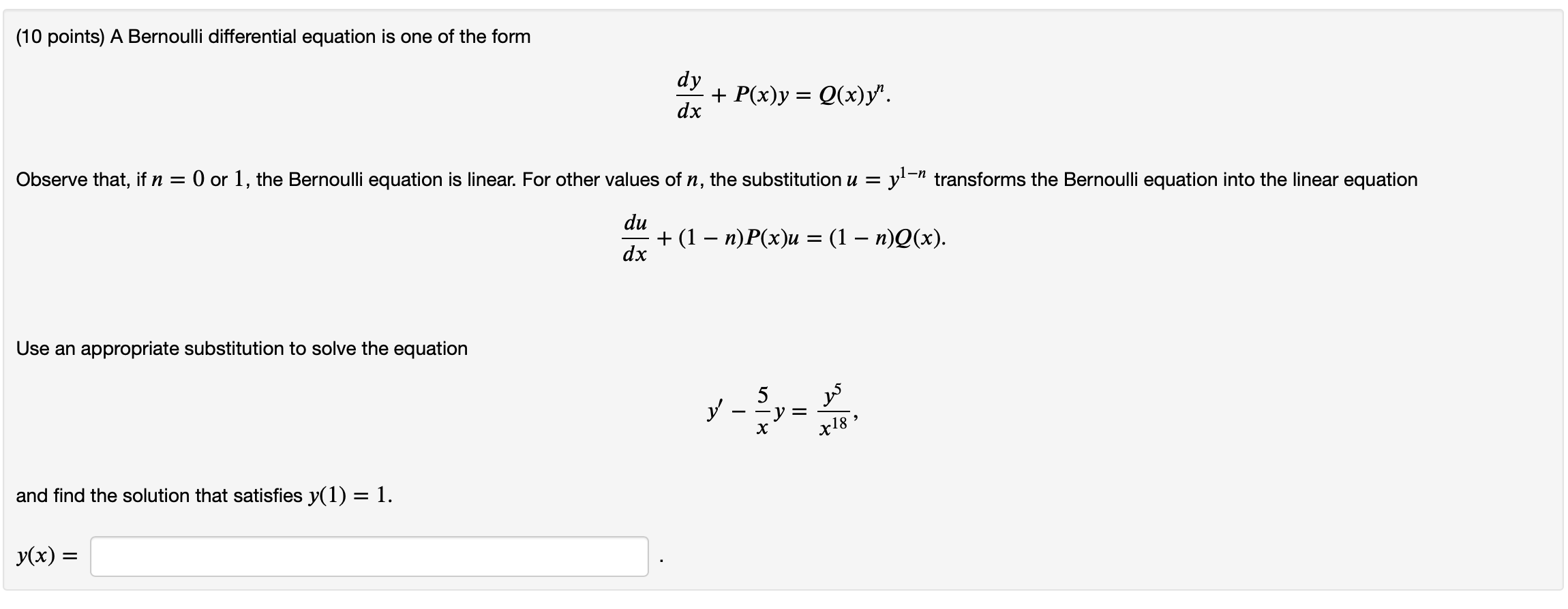 solved-10-points-a-bernoulli-differential-equation-is-one-chegg