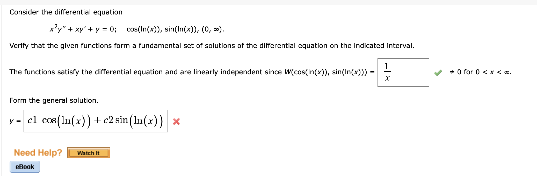 Solved Consider The Differential Equation Xy Xy Y