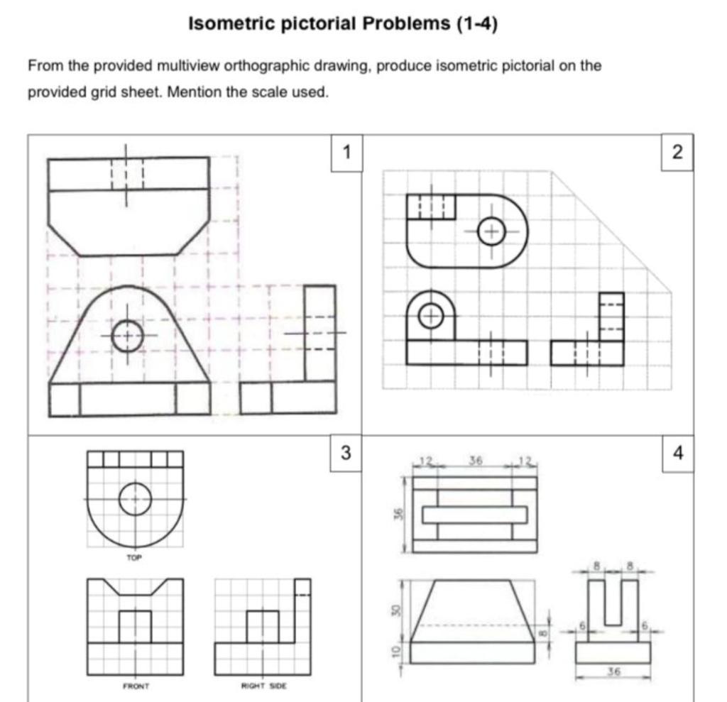 Solved ARGENT please, please solve it by isometric grid | Chegg.com