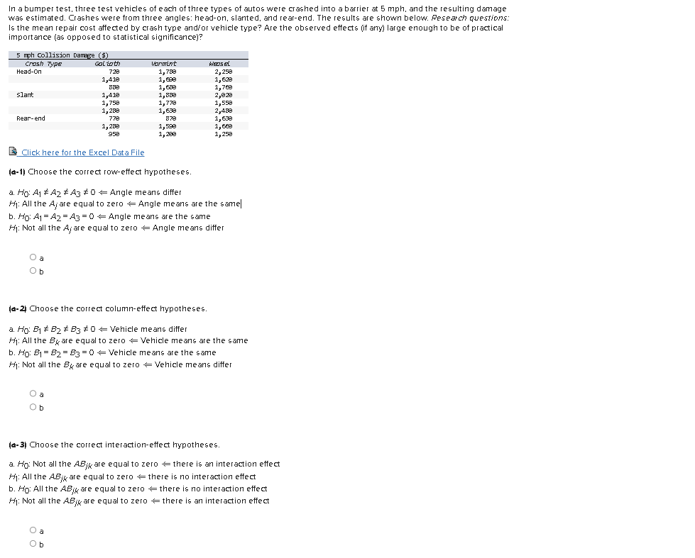 Solved (b) Fill In The Missing Data. (Round Your Table Of | Chegg.com