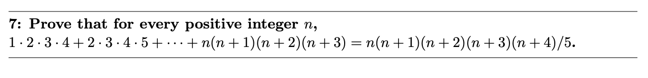 Solved 7: Prove that for every positive integer n, | Chegg.com