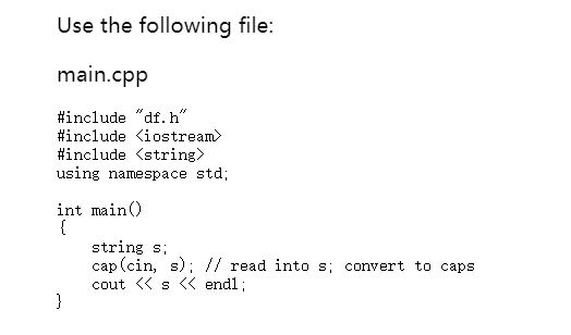 Solved Examine main.cpp to see how the function is used, | Chegg.com