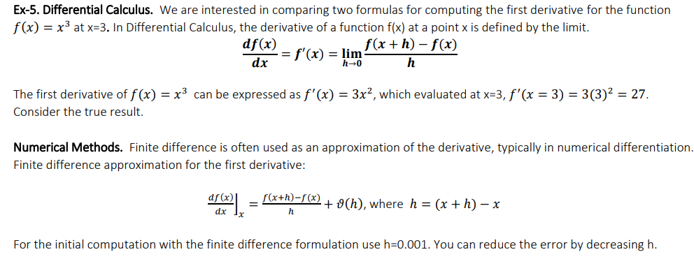 calculus derivative formula