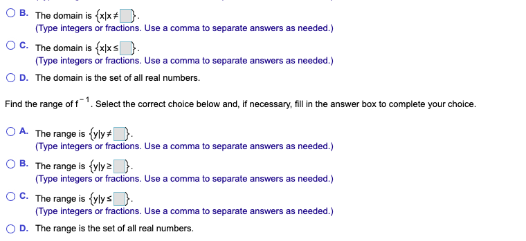 Solved 8 The function f(x) = is one-to-one. 3+ x (a) Find | Chegg.com