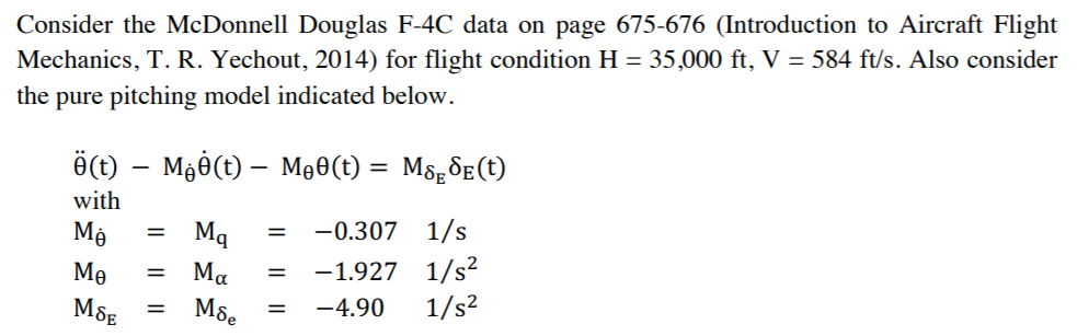 Consider The Mcdonnell Douglas F 4c Data On Page 6 Chegg Com