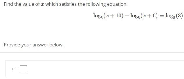 solved-find-the-value-of-x-which-satisfies-the-following-chegg