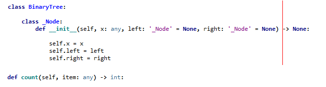 Solved Using Python complete the method count which should | Chegg.com