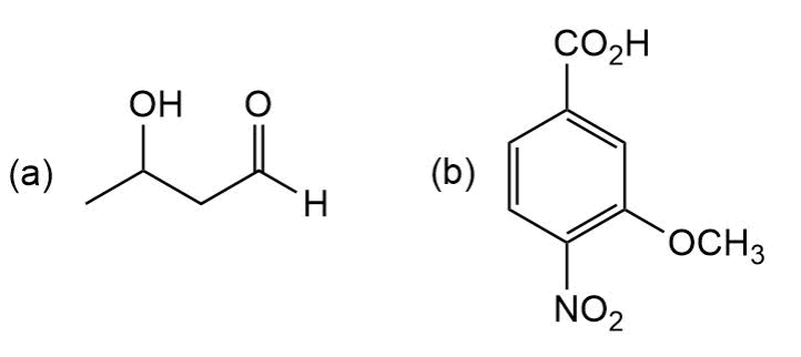 Solved ÇO2H ОН О -, -с COCH3 NO2 | Chegg.com