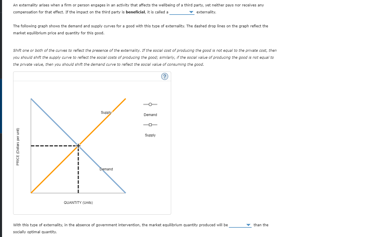 Solved An externality arises when a firm or person engages | Chegg.com