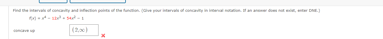 Solved Find the intervals of concavity and inflection points | Chegg.com