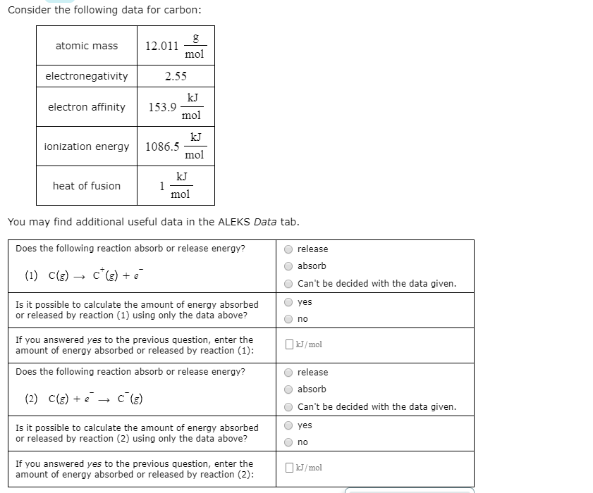 solved-consider-the-following-data-for-carbon-atomic-mass-chegg