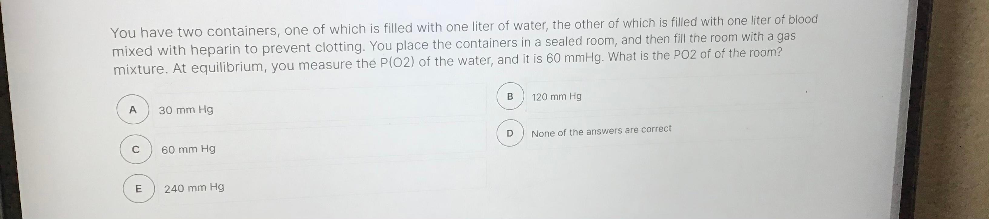 Solved You have two containers, one of which is filled with | Chegg.com