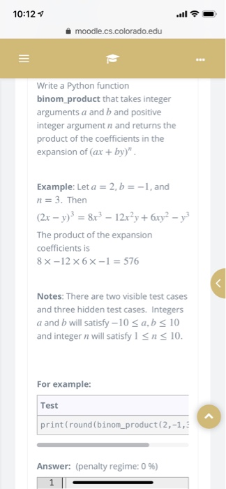 Solved 10:12 moodle.cs.colorado.edu Write a Python function | Chegg.com