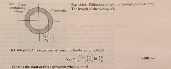 Solved 18B.7. Diffusion from a suspended droplet (Fig. | Chegg.com