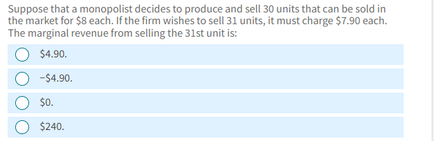 Solved Suppose that a monopolist decides to produce and sell | Chegg.com