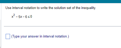 Solved Use interval notation to write the solution set of | Chegg.com
