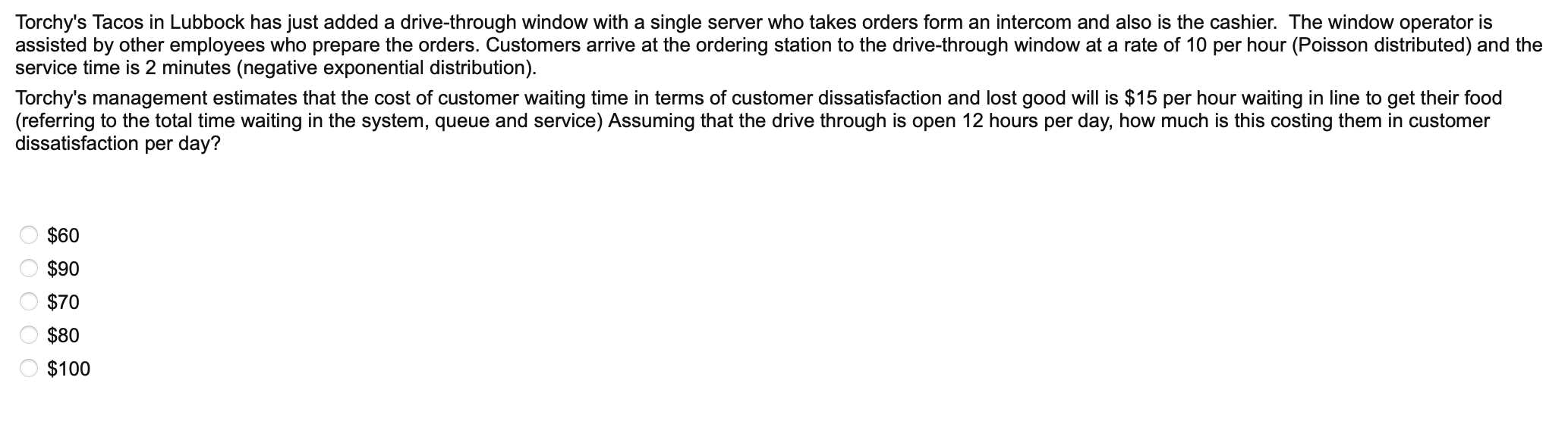 Solved Torchy's Tacos in Lubbock has just added a