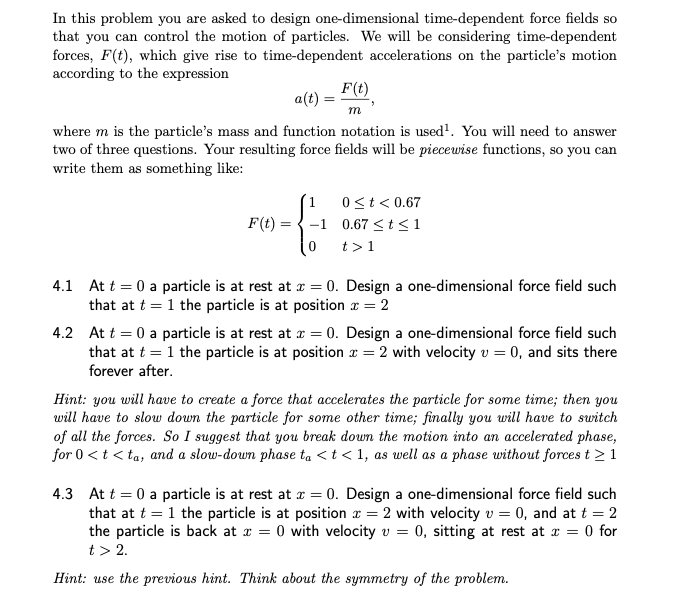 Solved In this problem you are asked to design | Chegg.com