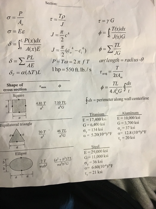 Solved Section: Tp Or L P(x)dx TL JG PL P Tax 2 f T | Chegg.com