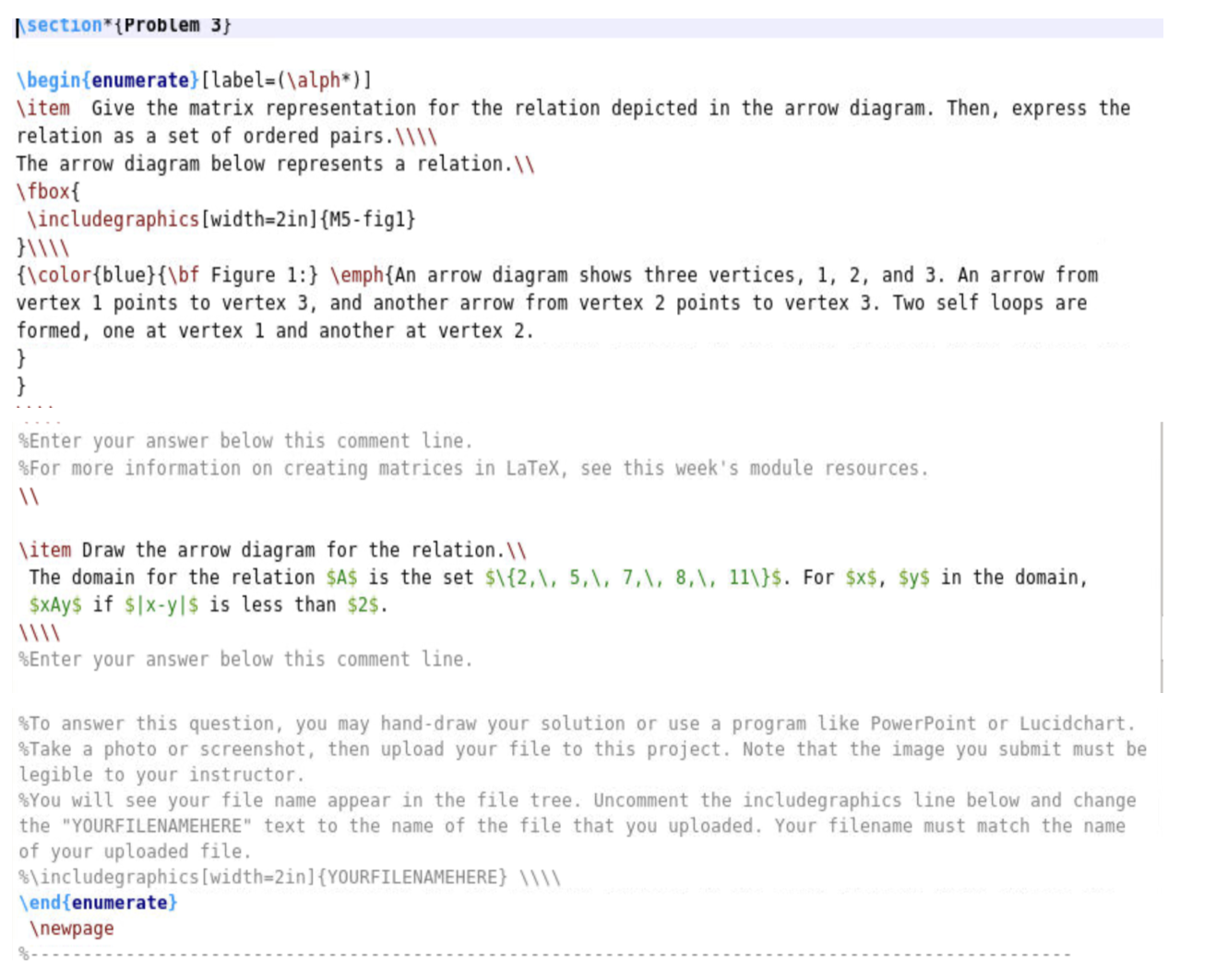 \begin } \{ \text { enumerate } \} [ \text { | Chegg.com