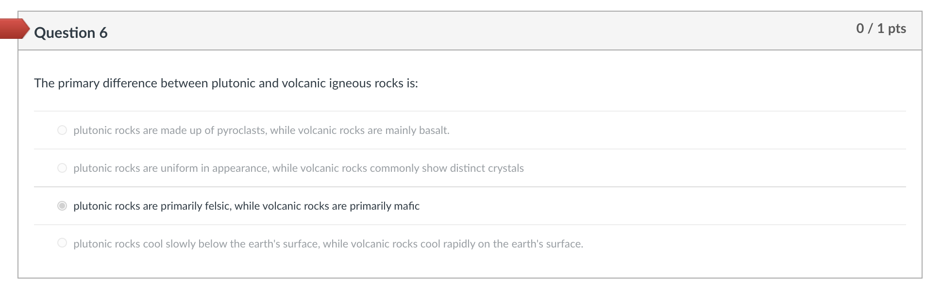 Solved Question 2 0 / 1 pts Sedimentary rocks are more a | Chegg.com