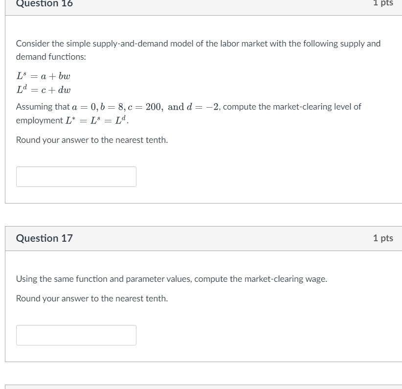 Solved Consider The Simple Supply-and-demand Model Of The | Chegg.com